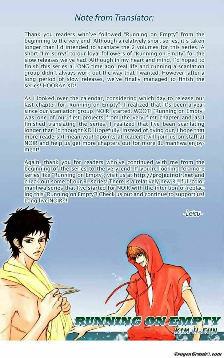 running on empty chapter 12 22