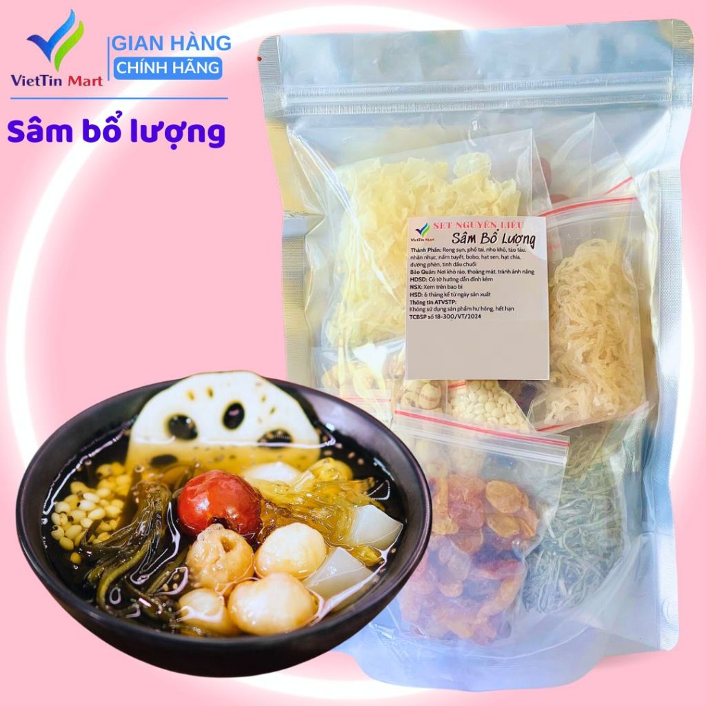 Nguyên Liệu Nấu Chè Sâm Bổ Lượng Viettin Mart 400G