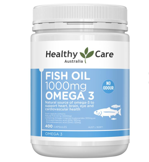 Omega 3 Úc Healthy Care Fish Oil Hỗ trợ sức khỏe não bộ, Tim mạch, Khớp, Bổ mắt, Làm đẹp da, Và tăng sức khỏe tổng thể - QuaTangMe Extaste