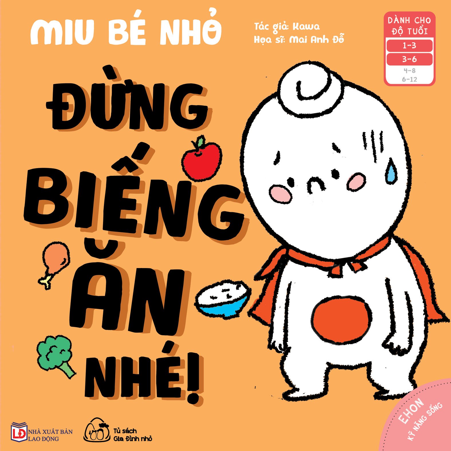 Sách Ehon Kĩ Năng Sống Cho Bé 1-6 tuổi - Miu Bé Nhỏ - Phần 1 + phần 2