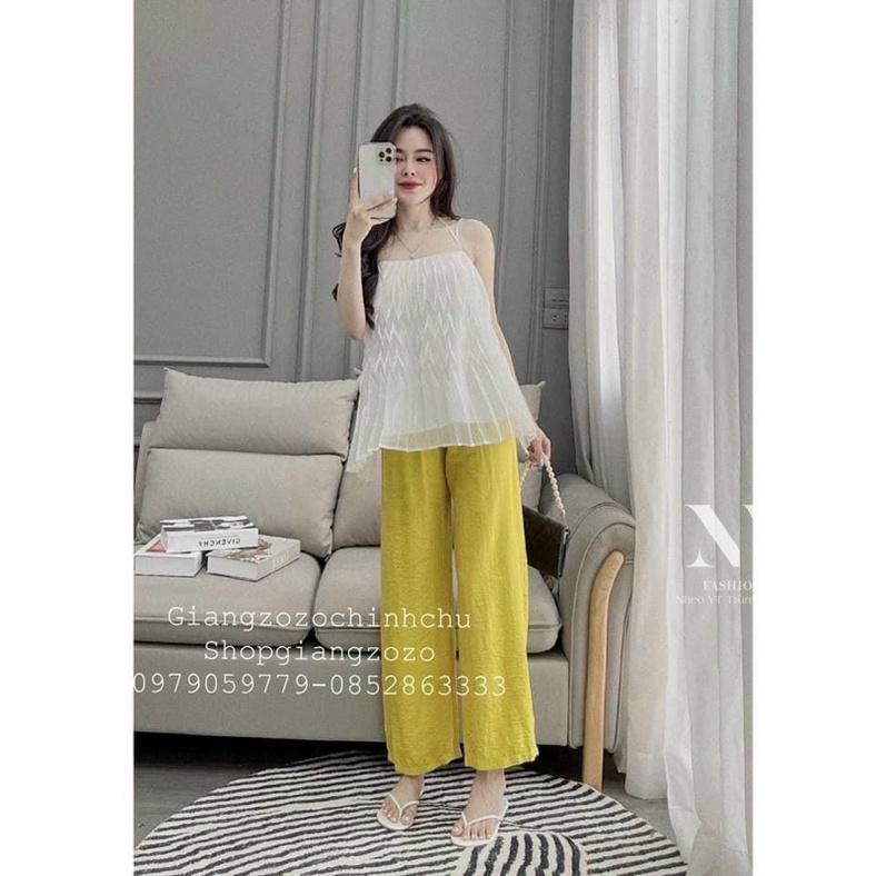 Quần ống rộng chất đũi loại đẹp ( loại 1) quần ống rộng chất đũi tơ siêu mát nhẹ