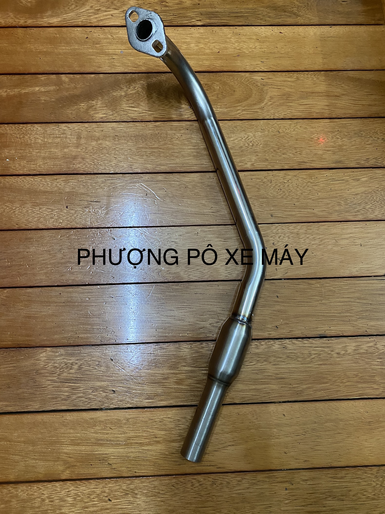 Cổ pô inox gắn lon 4R & DTmo dành cho SHVN 2019 quay đầu / AB 125-150