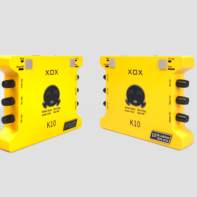 Sound Card K10 Thiết Bị Live Stream Hát Karaoke AZONE