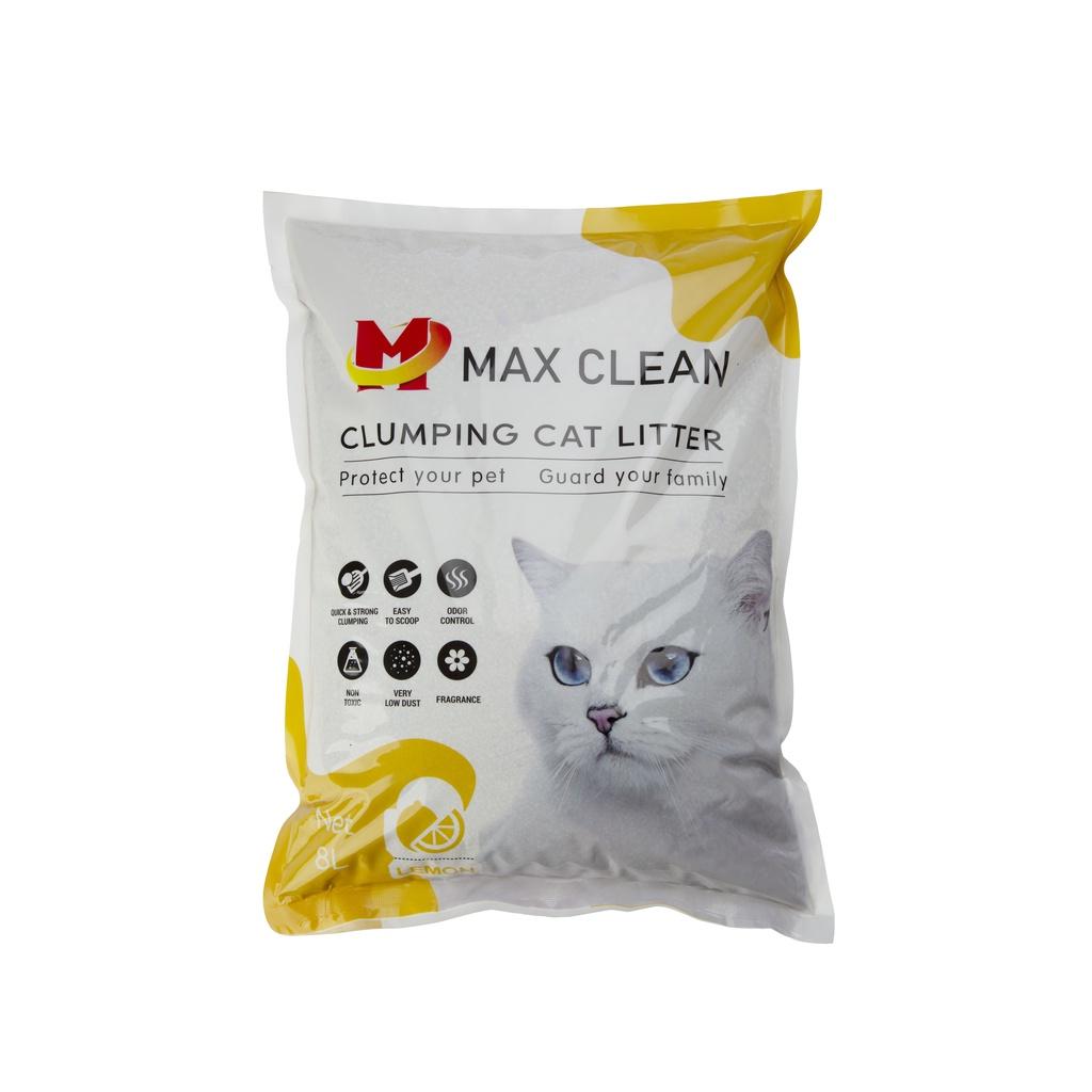 1 TẢI 6 BỊCH 24KG Cát Vệ Sinh Cho Mèo Max Clean- HeLiPet