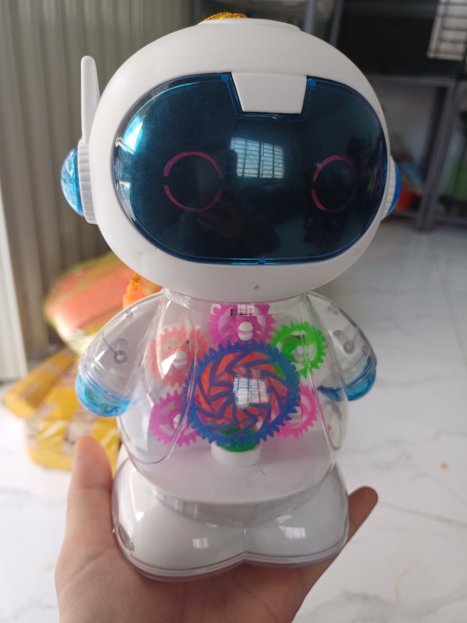 Lồng đèn trung thu điện tử robot trăng