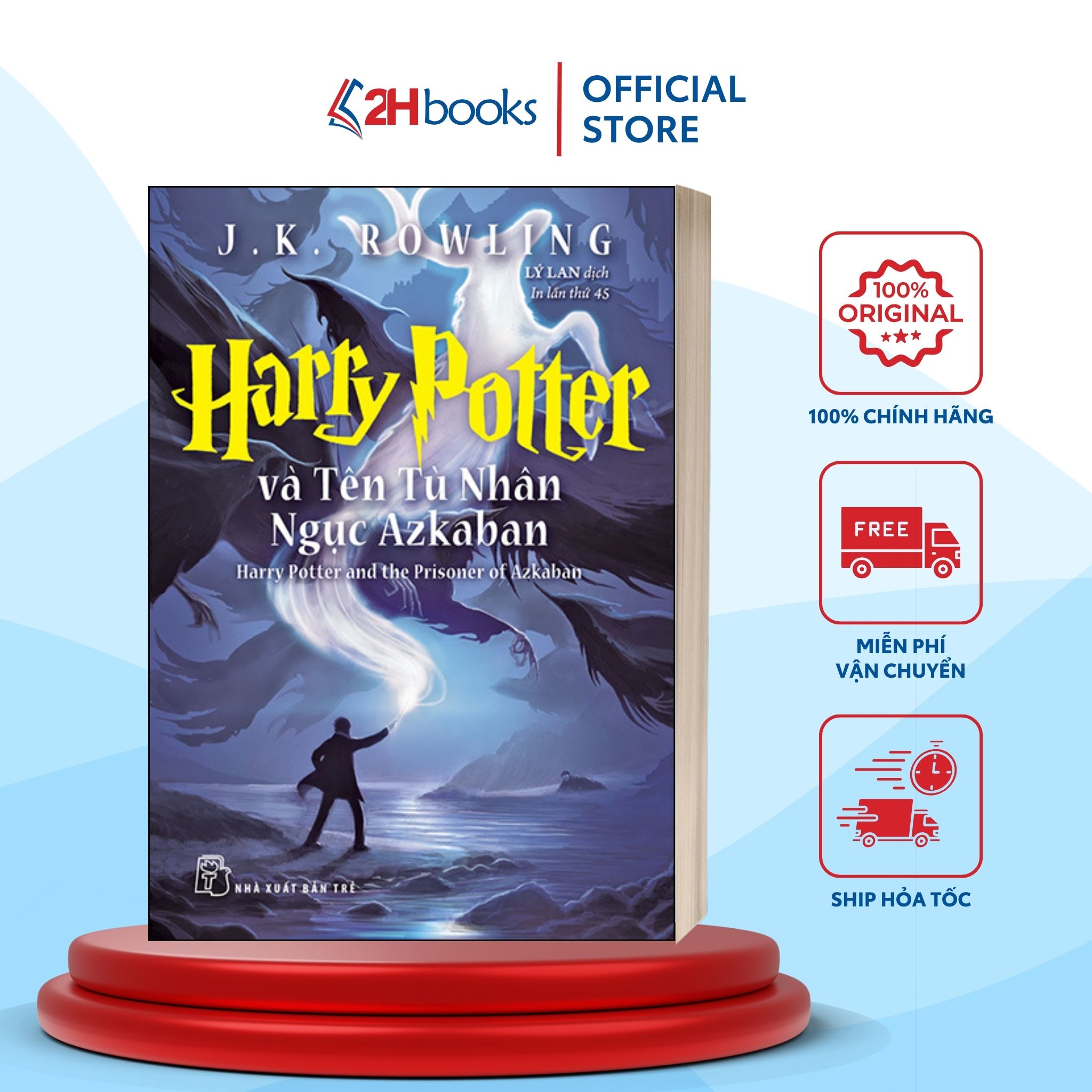 Sách- Harry Potter Tập 3- Harry Potter và Tên Tù Nhân Ngục Azkaban (Tái Bản 2022)- 2HBooks