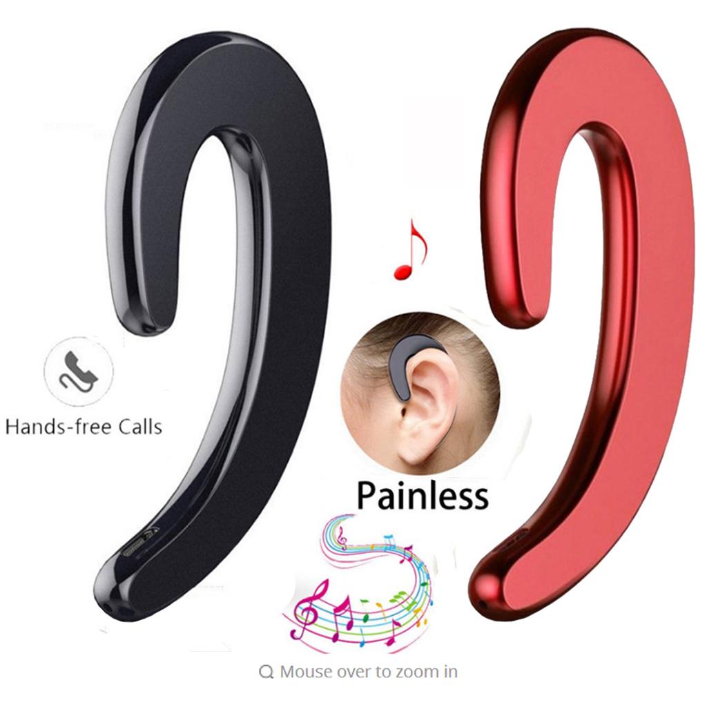 Bluetooth Bone Conduction Headphones Wireless Earphone Headset Mic