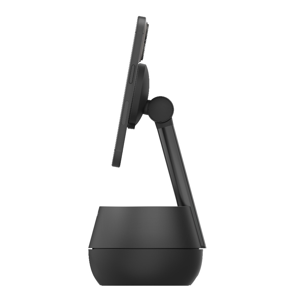 Giá đỡ iPhone theo dõi chuyển động thông minh xoay 360 độ tích hợp sạc Mag&lt;&gt;safe 15W Belkin Auto-Tracking Stand Pro with DockKit - Hàng chính hãng