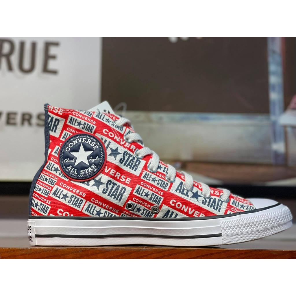 Giày Sneaker Unisex Converse Chuck Taylor All Star Logo Play Hi Red - 166984V