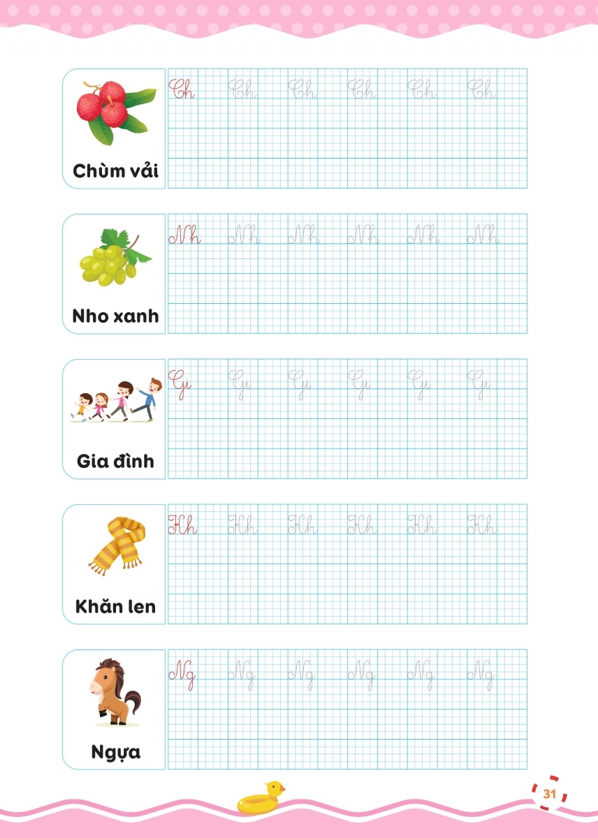 Vở Luyện Viết Hạ Cỡ Chữ Chữ Ô Li Nhỏ - Quyển 1: Chữ Hoa _MEGA
