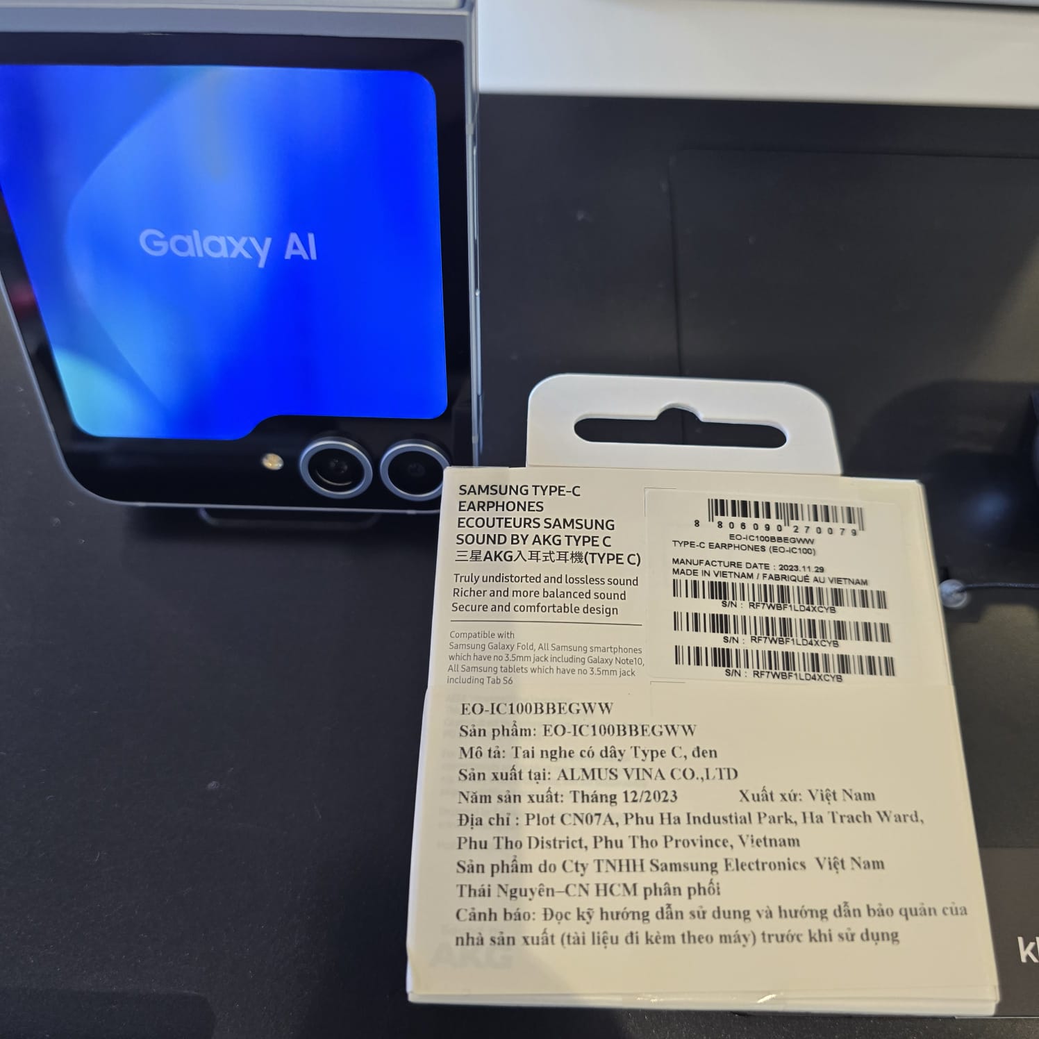 Tai nghe Samsung AKG Type C có dây  - Hàng chính hãng
