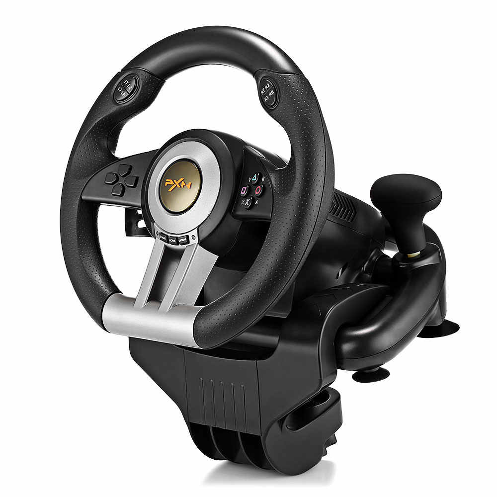 Vô lăng chơi game PXN V3 II Pro Racing Wheel cho PC / Playstation 4 - Hàng Chính Hãng