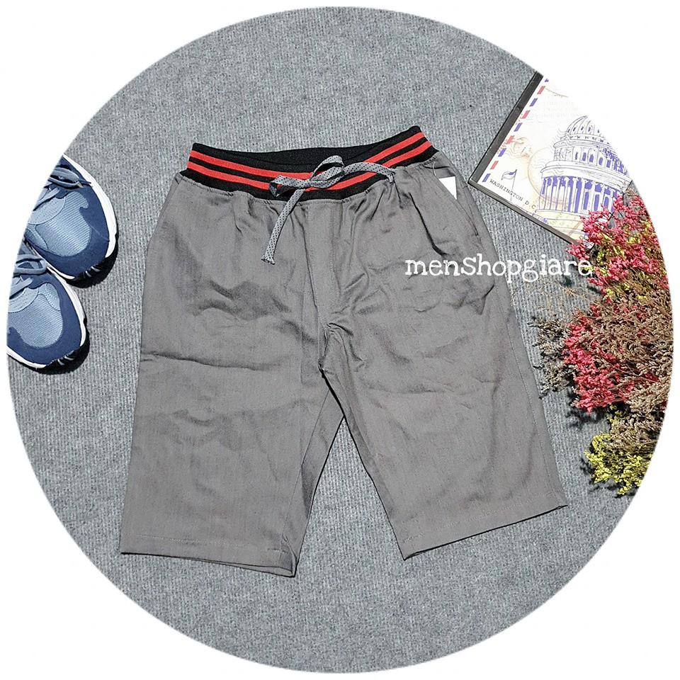 SHORT KAKI LƯNG THUN NAM VẢI SỊN