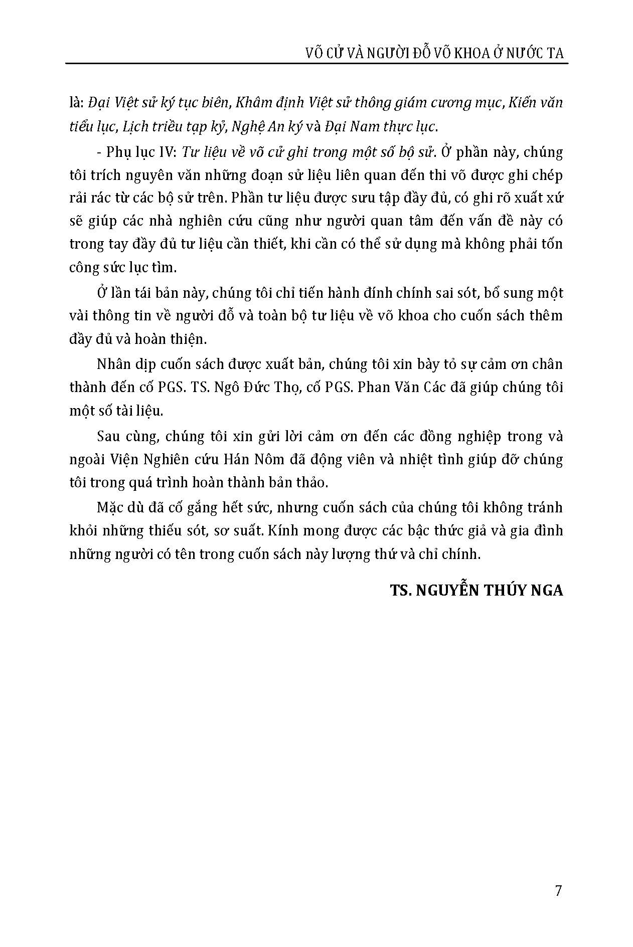 Võ Cử Và Người Đỗ Võ Khoa Ở Nước Ta