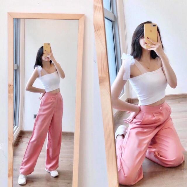 QUẦN SUÔNG NÚT 4 màu