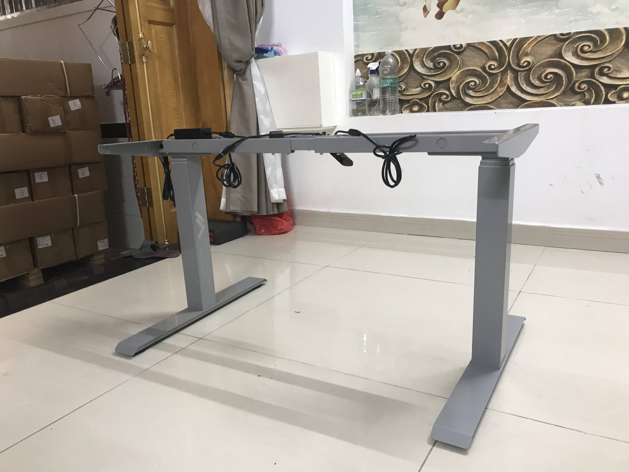 Chân bàn thông minh 02 motor 03 phân đoạn 2022-02-3G