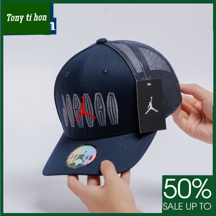 Tony tí hon - Mũ/nón kết lưỡi trai snapback JD1 logo bít đuôi cá tính thời trang nam nữ cao cấp màu đen/trắng/xanh