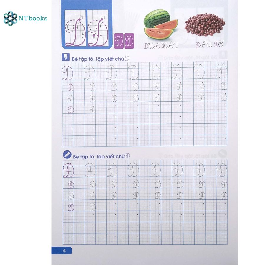 Sách Chuẩn Bị Cho Bé Vào Lớp 1 - Tô Chữ Hoa Lớp 1