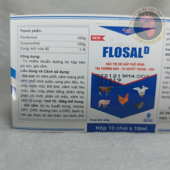 COMBO 1 LỌ - thuốc gà đá - flosad - khò khè - xỗ mũi
