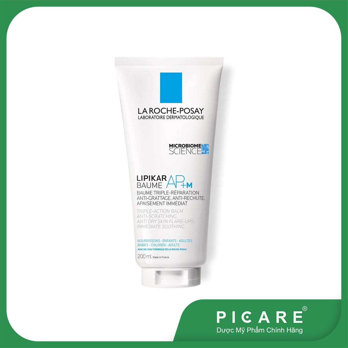 Kem Dưỡng Làm Dịu Da Dùng Được Cho Trẻ Em &amp; Trẻ Sơ Sinh-Phù Hợp Cho Mọi Vùng Da La Roche-Posay (200ml)