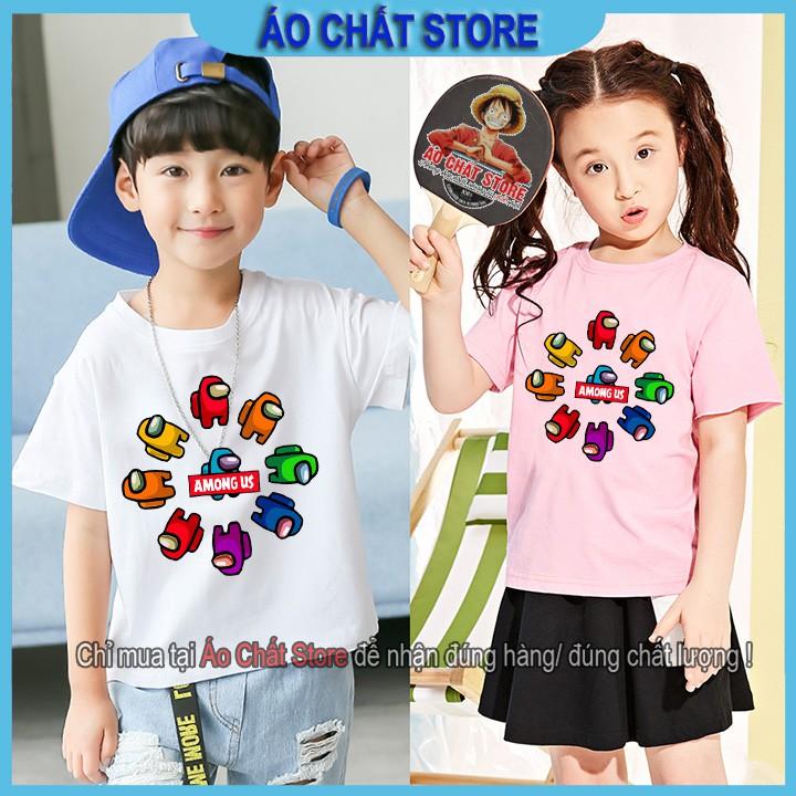 Áo Among Us trẻ em nhiều màu siêu đẹp | Áo bé trai | bé gái Among Us AU49 | Áo Chất Store