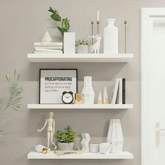 COMBO 3 thanh ngang kệ gỗ treo tường Rộng 40cm sâu 15cm