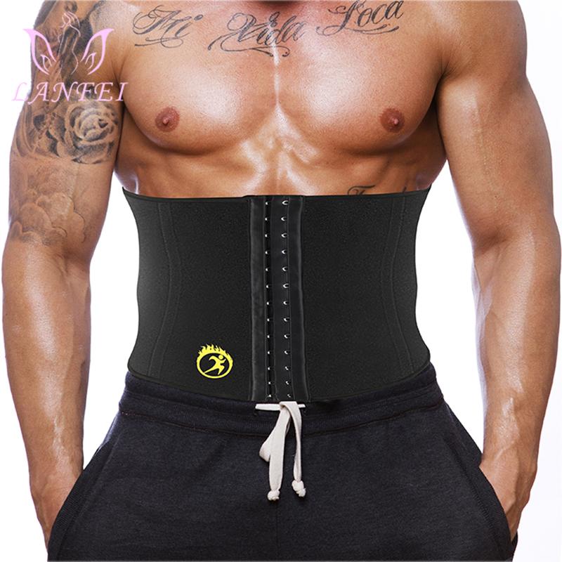 LANFEI Tập Toàn Thân Eo Tập Giảm Béo Định Nam Neoprene Sauan Mồ Hôi Giảm Cân Tập Gym Thể Hình Mô Hình Dây Đeo Chéo