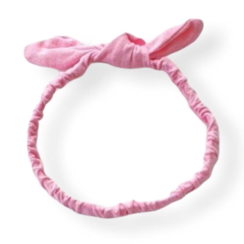 Turban nơ cotton bé gái