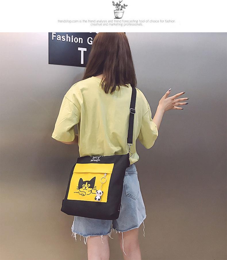 Túi Vải Tote XinhStore Hình Mèo