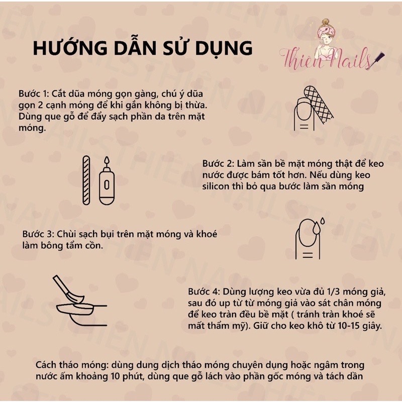 NAILBOX _MẪU NAIL THIẾT KẾ TẶNG KÈM KEO DŨA  có nhận làm theo yêu cầu