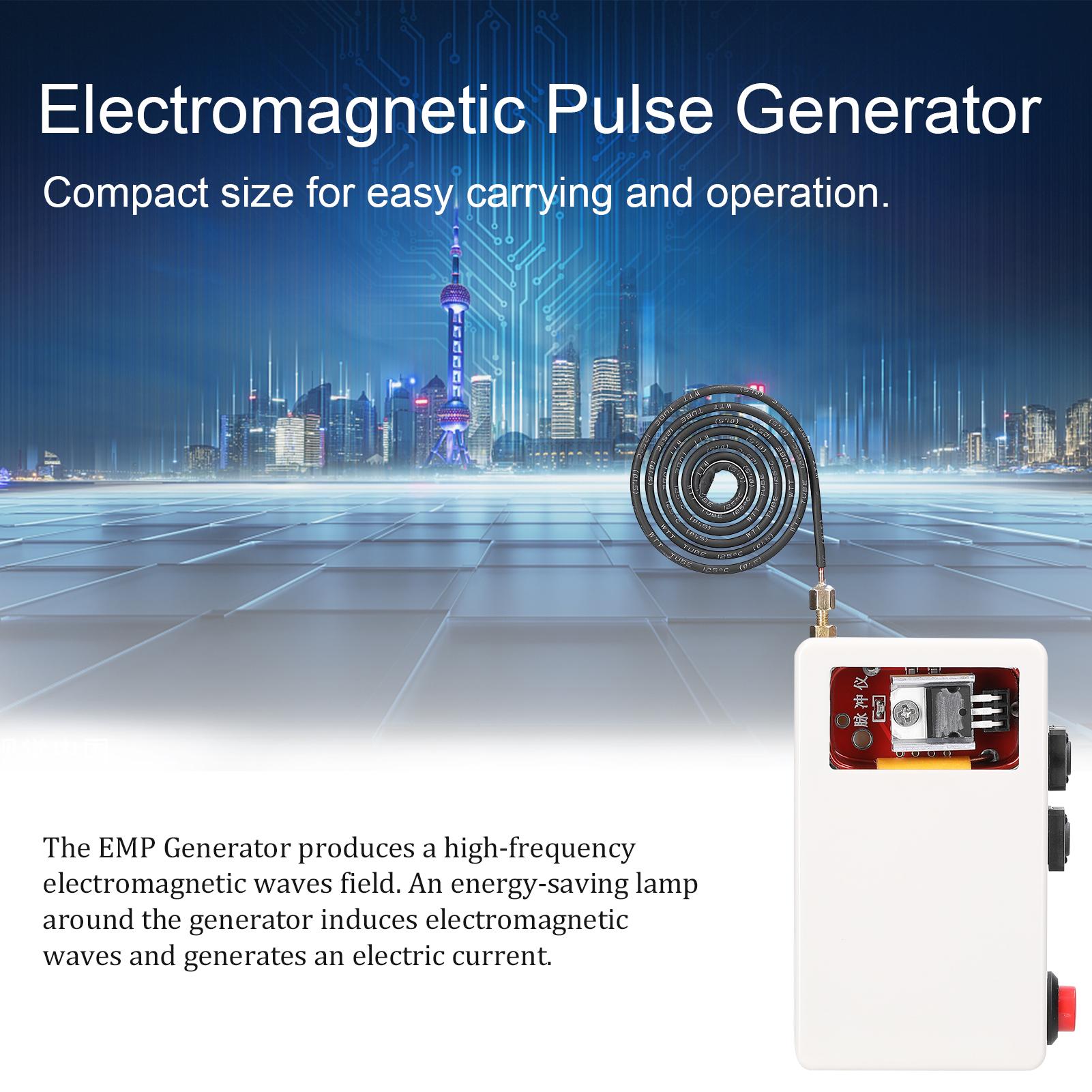 Multifunctional 150Mhz High Frequency EMP Generator Electromagnetic Pulse Generator Fingerprint Lock Detector LightBulb Detector