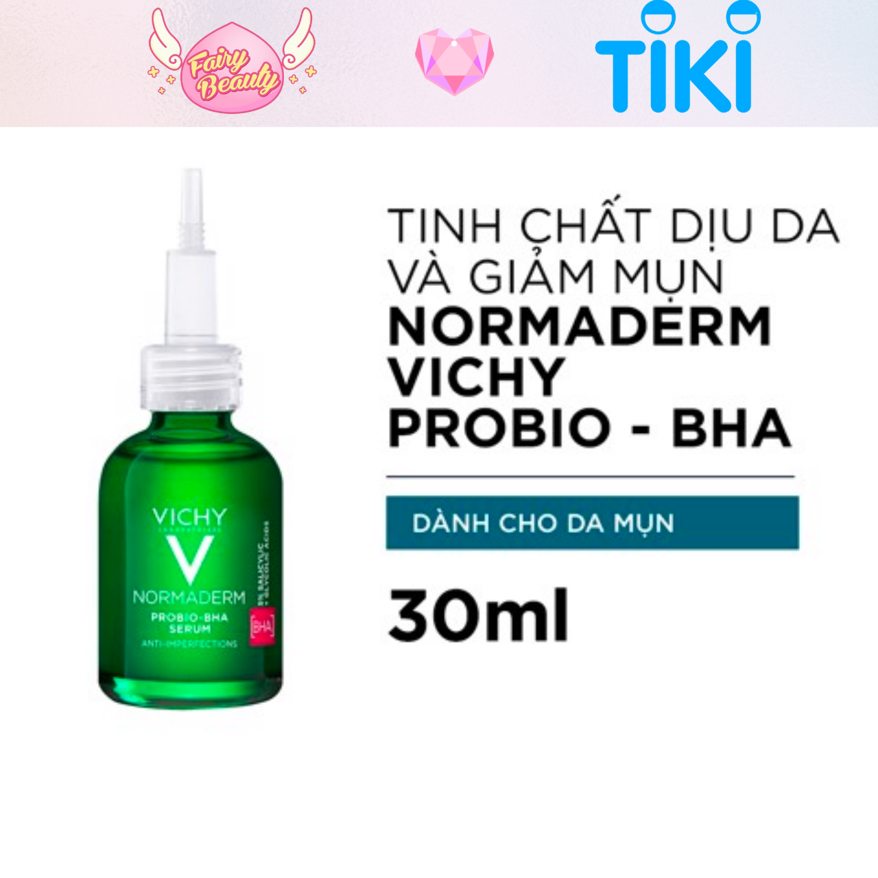 Tinh Chất Giúp Ngăn Ngừa Mụn Và Thu Nhỏ Lỗ Chân Lông Normaderm Probio-BHA Anti Imperfections Serum 30/5/1ml