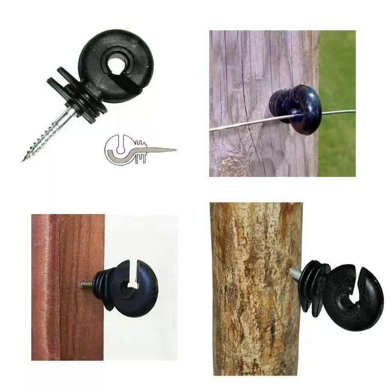 Ốc cố định hàng rào điện chất liệu kháng tĩnh điện chuyên dụng trong làm nông