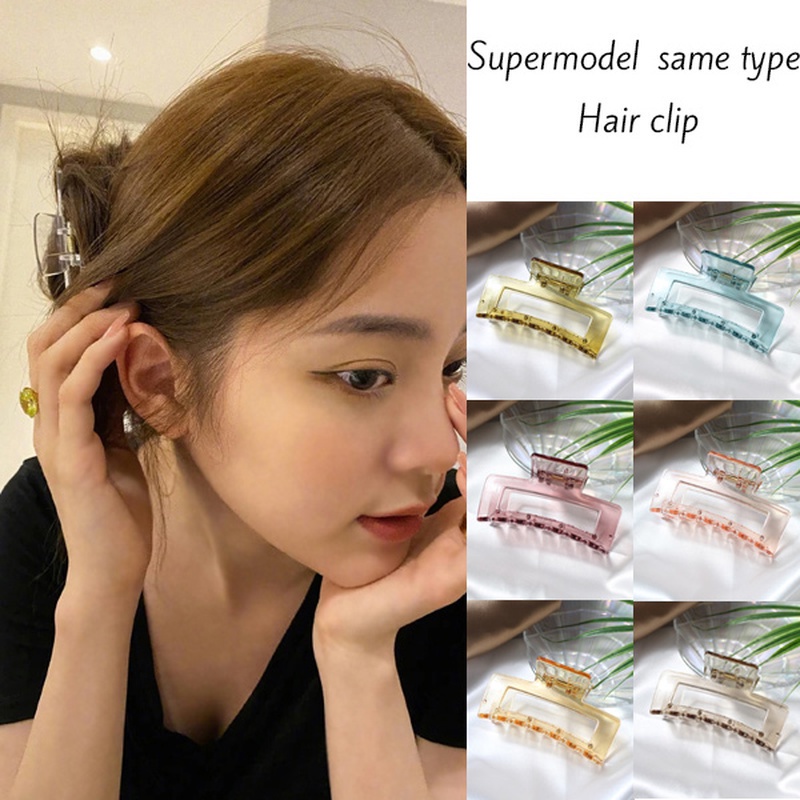 Kẹp tóc càng cua cỡ lớn thiết kế phong cách Hàn Quốc - cặp tóc sang trọng