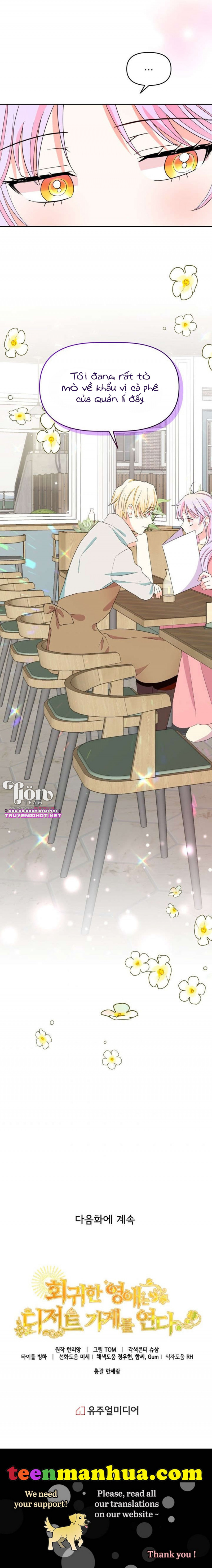 quay về quá khứ mở tiệm bánh kẹo chapter 8.5 11