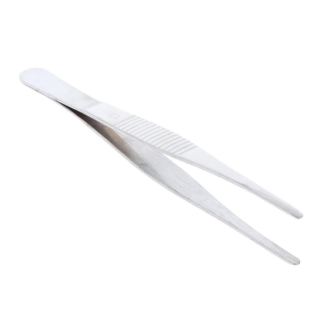 2-4pack 140mm/5.51" Stainless Steel Straight Tweezers for Detailed Work