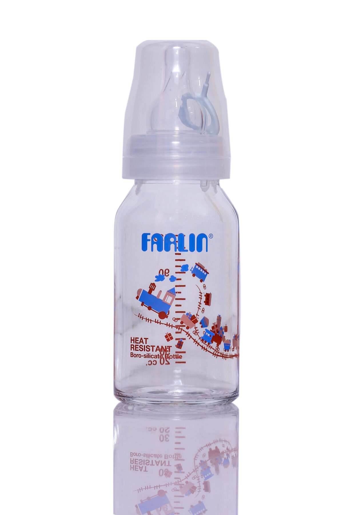 Bình Sữa Thủy Tinh 120ml TOP-808G - Farlin