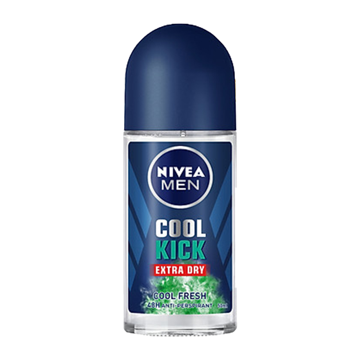 Combo 2 Lăn Khử Mùi Nivea Men Cool Kick mát lạnh - siêu khô thoáng 50ml - 83188