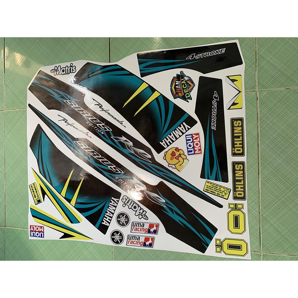 Tem sirius 110 rc xanh ngọc