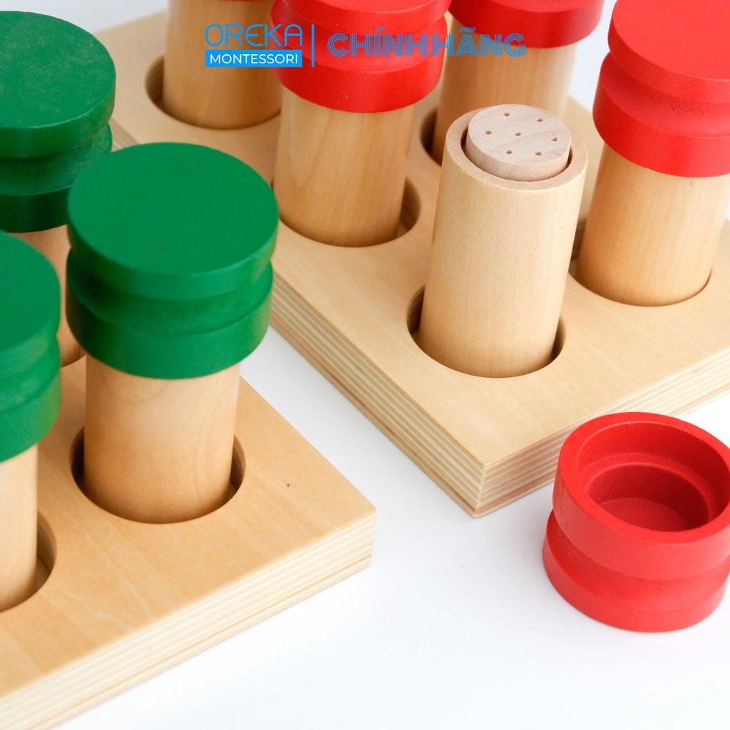 Đồ chơi trẻ em Oreka Montessori Các hộp Phân biệt mùi - 0340100