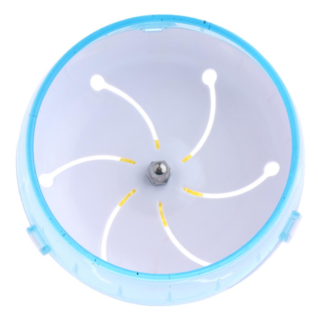 Hamster Mouse Rat Exercise Toys Plastic Silent Running Spinner Wheel Pink