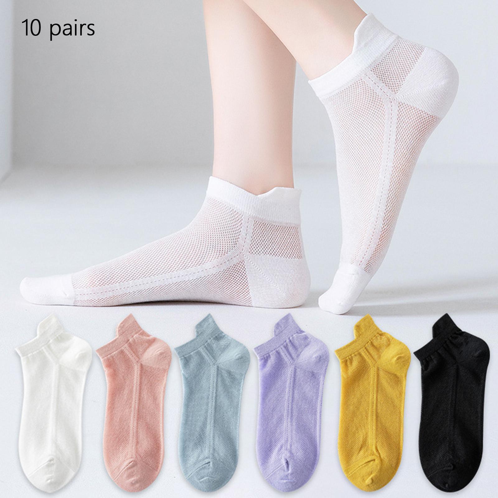 Ankle Boat Socks, Short Socks Hosiery Casual Socks, Multicolour Fashion, Invisible Sock No Show Socks for Outdoor Sports Indoor Trainer