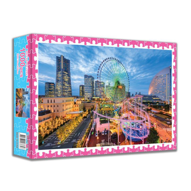 Bộ Tranh Ghép Xếp Hình 1000 Pcs Jigsaw Puzzle Ferris Wheel Cao Cấp