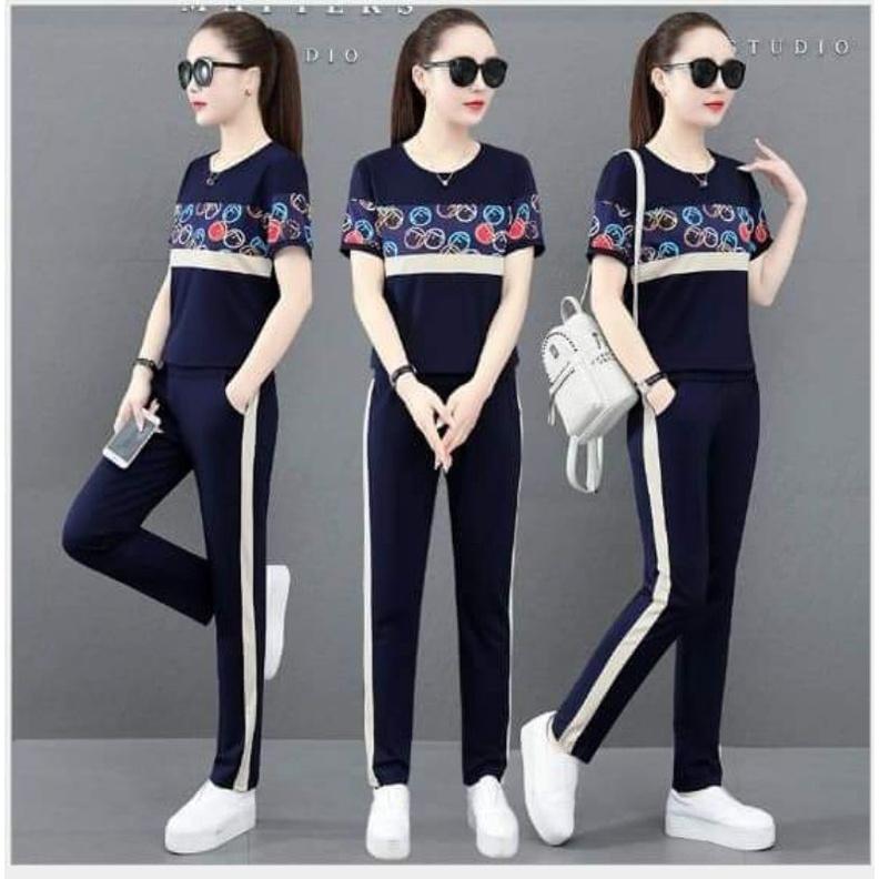 SÉT BỘ THỂ THAO PHỐI HỌA TIẾT TRÒN