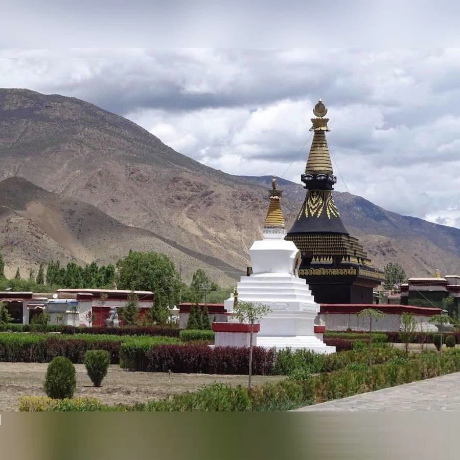 Khăn Ấn Hàng Ma Liên Hoa Sinh Tu Viện Samye Gompa Tây Tạng