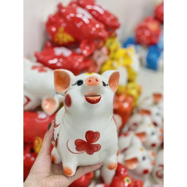Lợn, Heo sứ tiết kiệm ngậm tiền chuẩn sứ loại 1 Bát Tràng