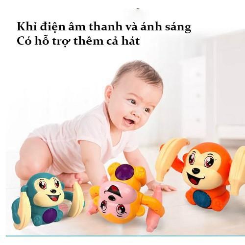 Đồ Chơi Giải Trí Cho Trẻ Sơ Sinh Và Trẻ Nhỏ Khỉ Con Nhào Lộn Đáng Yêu (có ảnh thật và video)