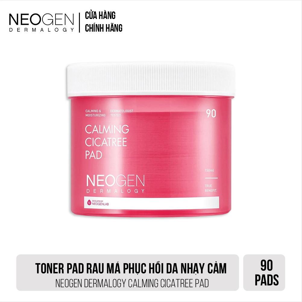 Toner Pad Tẩy Da Chết Rau Má Neogen Dermalogy Calming Cica Tree 90 Miếng