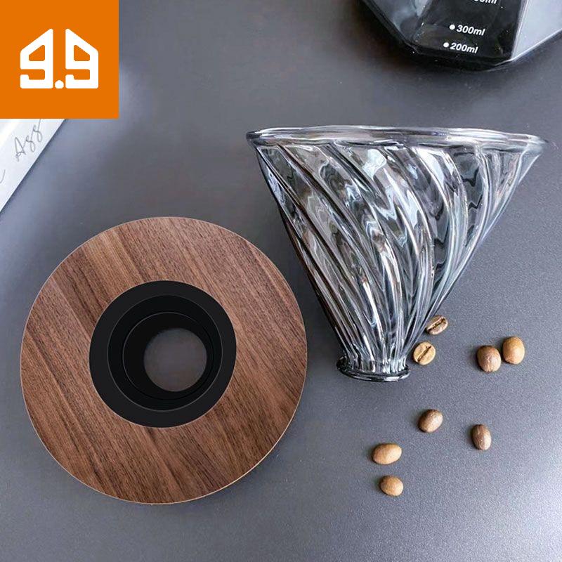 Bộ kết hợp cà phê pha cà phê bằng tay kim cương đen bằng thép không gỉ L-Beans