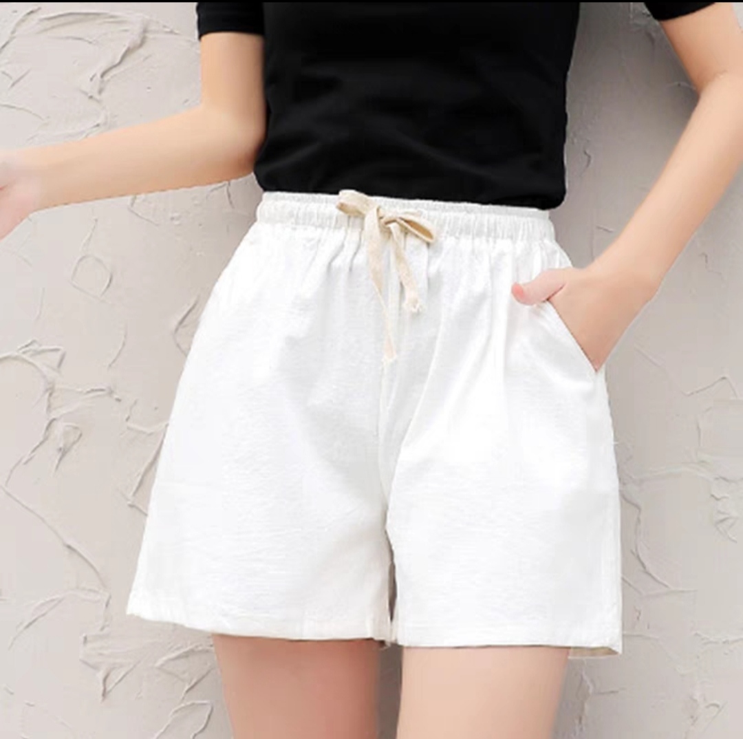 Quần Sọt Kaki Nữ Lưng Thun Xuất Khẩu Có Nhiều Màu